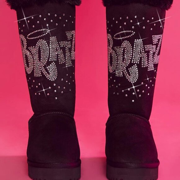 BRATZ  BRINGING THE BLINGY  Knee High Boots ( BRAND NEW !!!! ) - Picture 6 of 8